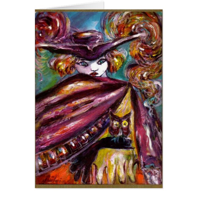 FAUST / Mysterious Mask with Tricorn and Owl (Front)