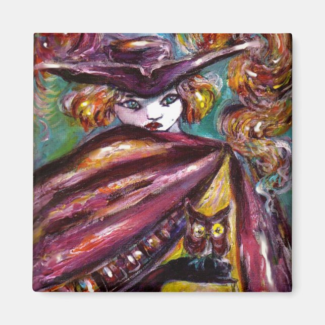 FAUST / Mysterious Mask with Tricorn and Owl Magnet (Front)