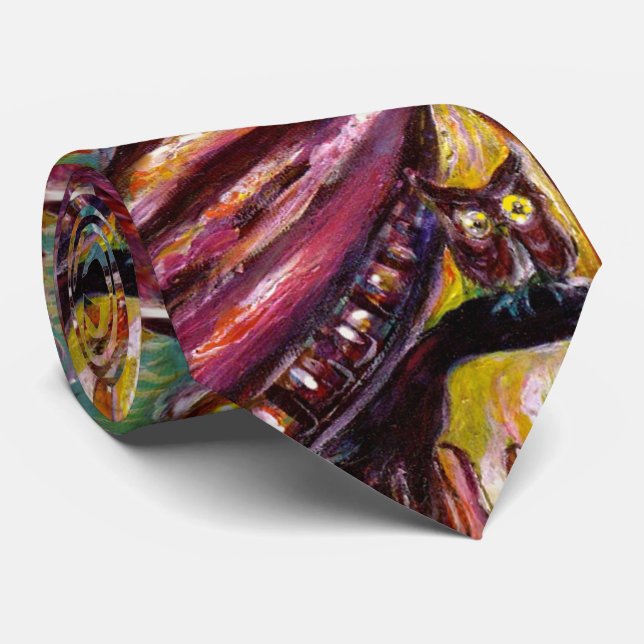 FAUST / Mysterious Mask with Tricorn and Owl Tie (Rolled)