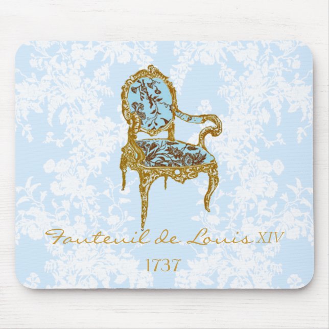 Fauteuil de Louis XVI ~French Chai... - Customized Mouse Pad (Front)
