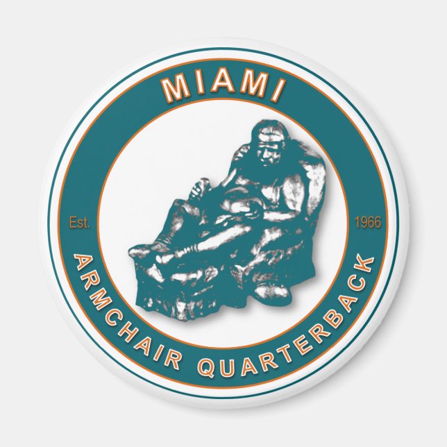 Fauteuil QB Miami Football Magnet (Devant)