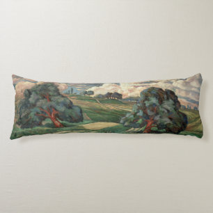 Fauve Landscape Body Pillow