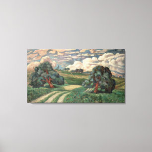 Fauve Landscape Canvas Print