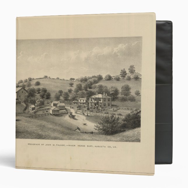 Fauver residence binder (Front/Inside)