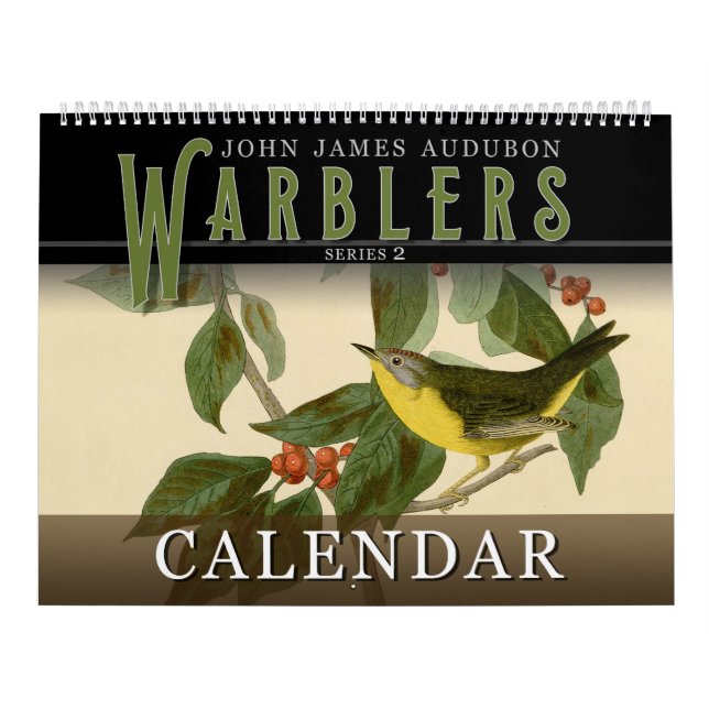 Fauvettes de John Audubon 2 oiseaux de calendrier (Protection)