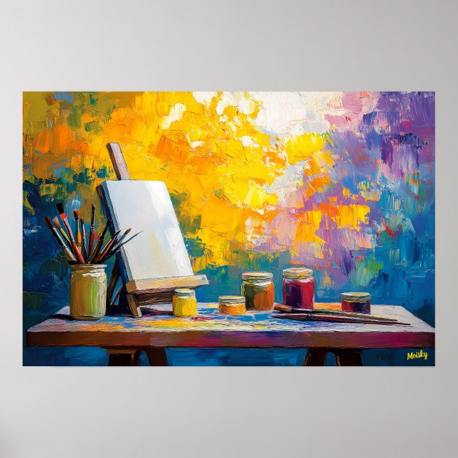Fauvist Artist's Studio Art Print - Creative  (Front)