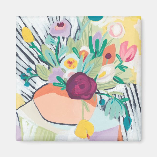 Fauvist Floral II Magnet (Front)