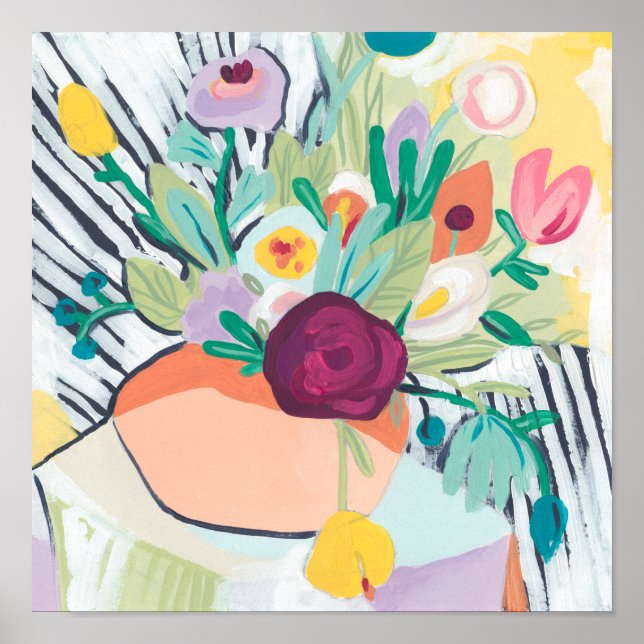Fauvist Floral II Poster (Front)
