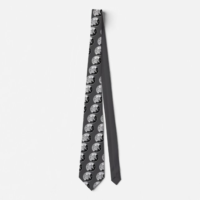 Faux Alaska State Quarter The Great Land Grizzly Tie (Front)