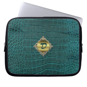 Faux Alligator Electronics Bag