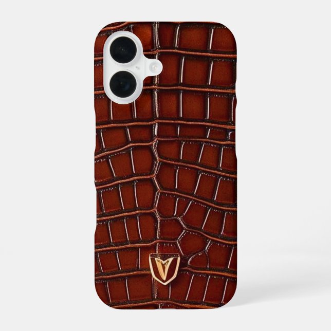Faux Alligator Printed on Iphone Case (Back)