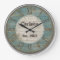 Faux antique Chic rustic blue wood custom design