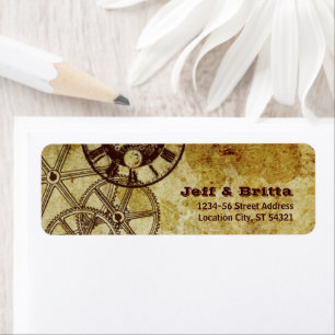 Faux Antique Gold Victorian Steampunk Mariage v2