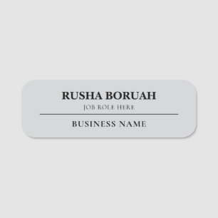 Faux badge nominatif employé Logo Tag étiquettes n