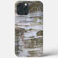Faux Birch Tree Bark Texture Look Pattern