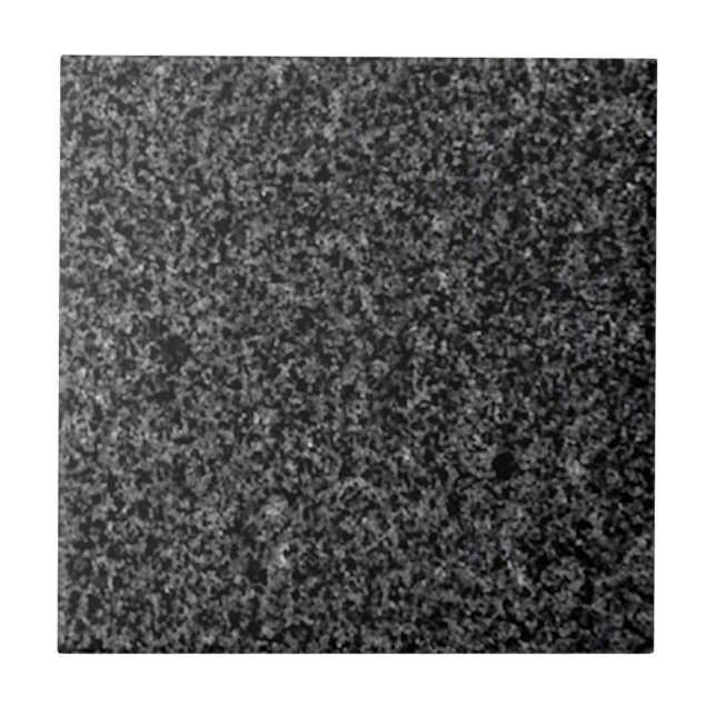 Faux Black/Gray Granite Field Background Tile (Front)