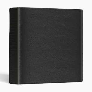 Faux Black Leather - Classeur