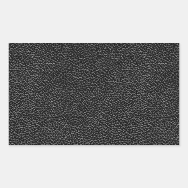 Faux Black Leather Sticker (Front)