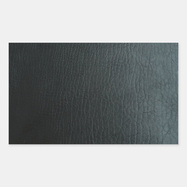 Faux Black Leather Texture Sticker (Front)