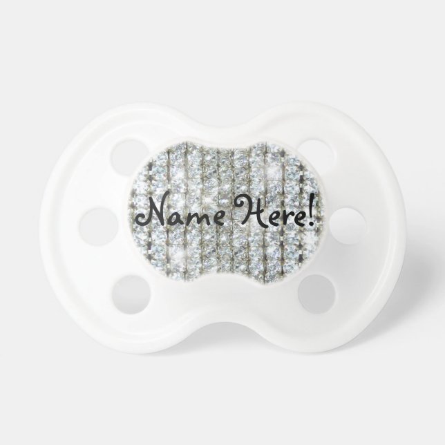Faux Bling Pacifier (Front)