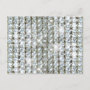 Faux Bling Postcard