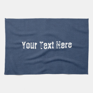 Faux Blue Jeans Fabric Serviette de cuisine - Votr