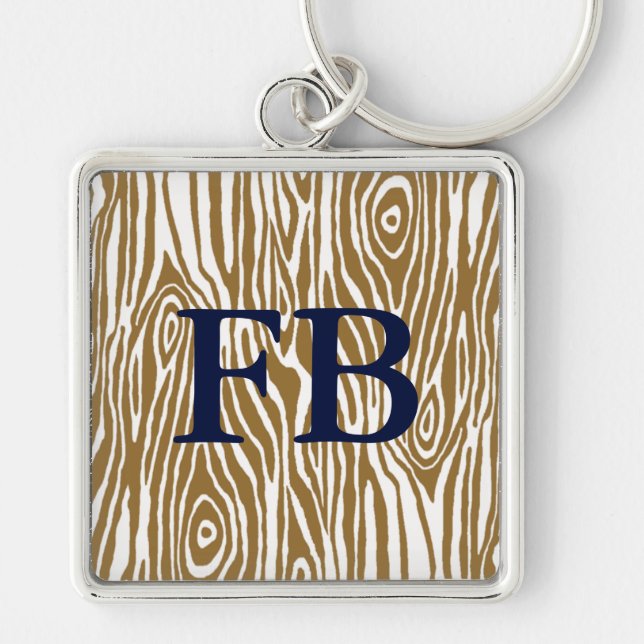 Faux Bois Keychain (Front)