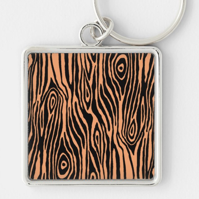 Faux Bois Keychain (Front)