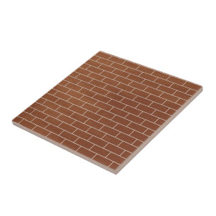 Faux Brick Wall Ceramic Tile
