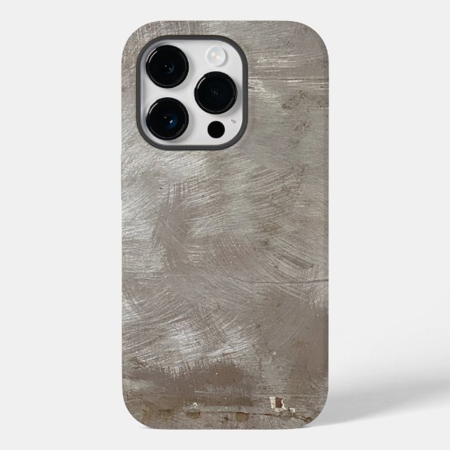Faux Brushed Aluminum Case-Mate iPhone Case (Back)