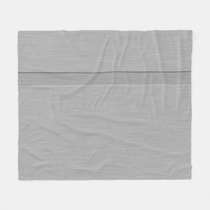 Faux Brushed Metal with Groove Fleece Blanket