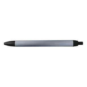 Faux Brushed Steel Elegant Background Black Ink Pen