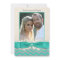 FAUX Burlap, Lace PHOTO Wedding Invite, Chevron 2