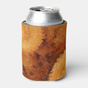 Faux Burled Wood  Can Cooler