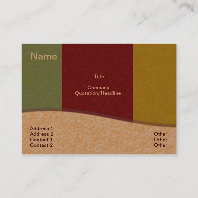 Faux Business Card (Front)