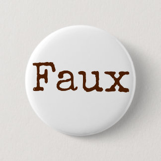 Faux Button (brown)