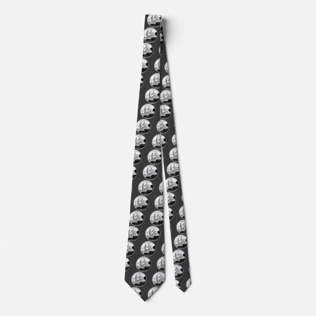 Faux California State Quarter Yosemite Valley Muir Tie (Front)