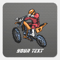 Faux Carbon Fibre Motocross