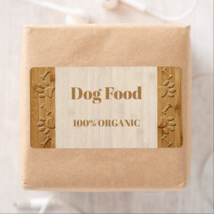 Faux Carved Dog Paw Prints And Bones