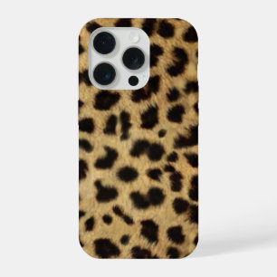 Faux Cheetah Skin iPhone 15 Pro Case