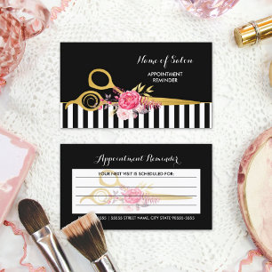 Faux Ciseaux Or rose Floral Rendez-vous des cheveu