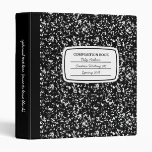Faux Composition Livre Classeur à 3 anneaux