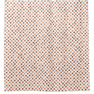 Faux copper polka-dots w/custom background colour