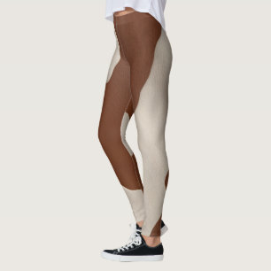 Faux Cow Leather Trendy Luxury Elegant Collection Leggings