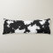 Faux Cow Print Black and White