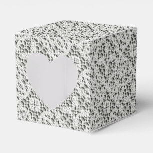 Faux Crochet Mauve  Favor Box