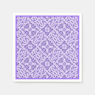 Faux Crochet Mauve Napkin