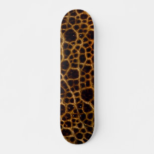 Faux Crocodile Alligator Skin Skateboard