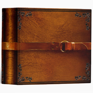 Faux Cuir & Ceinture Classeur de teint doré