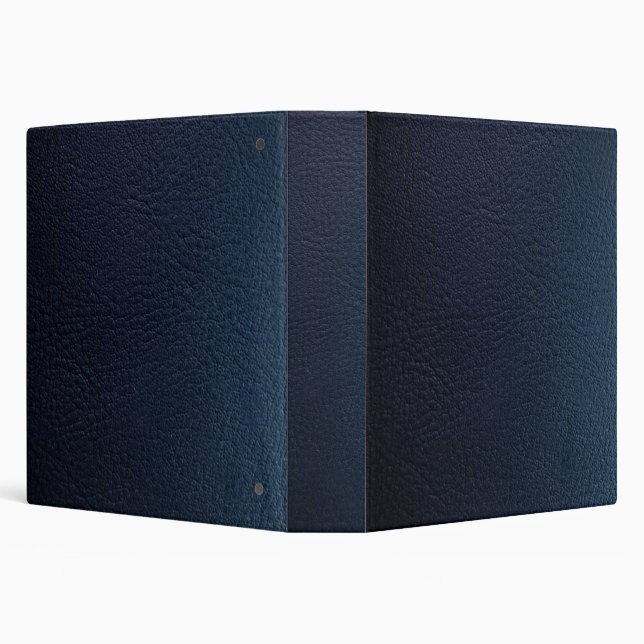 Faux Dark Blue Leather Avery Binder (Background)